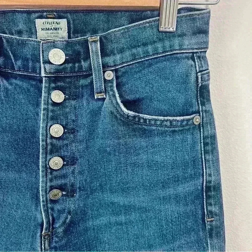 Citizens of Humanity Olivia High-Rise Slim Ankle Jeans Size 25 - Picture 7 of 13